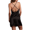 Amour by Le Desir Robe Fendue Krystal Noir